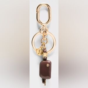 Lululemon Everywhere Belt Bag Charm Keychain, Goodnight Plum/gold New